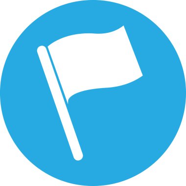 Bayrak simgesi sembol tasarımı