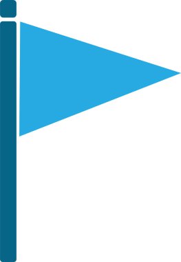 Bayrak simgesi sembol tasarımı