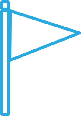 Bayrak simgesi sembol tasarımı