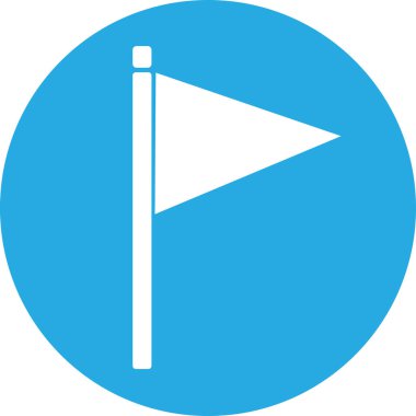 Bayrak simgesi sembol tasarımı