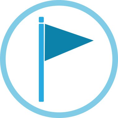 Bayrak simgesi sembol tasarımı