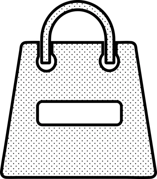 ショッピングバッグアイコン販売パッケージデザイン — ストックベクタ