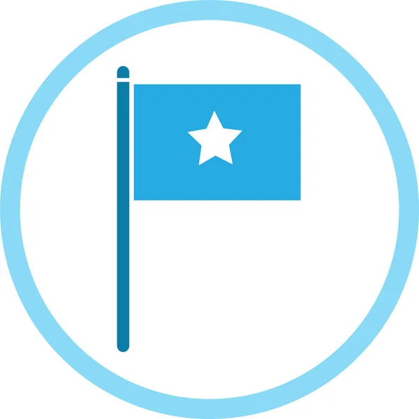 Bandera Icono Signo Símbolo Diseño — Archivo Imágenes Vectoriales