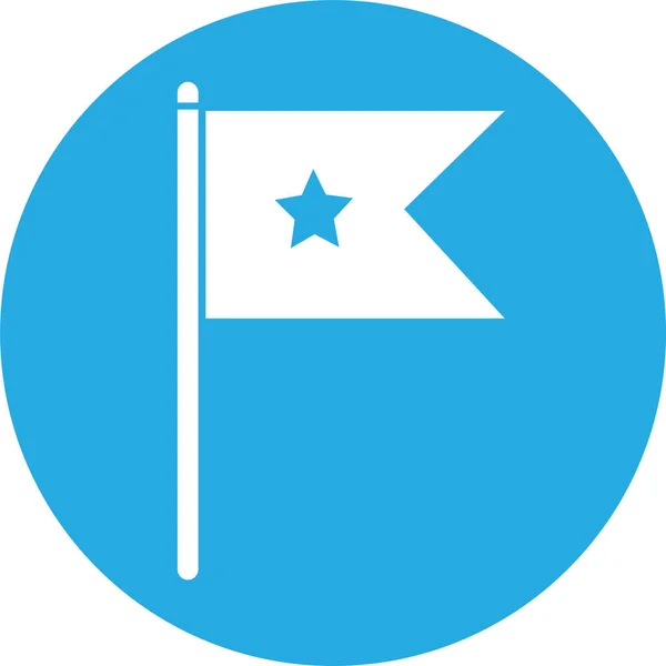 Bandera Icono Signo Símbolo Diseño — Archivo Imágenes Vectoriales