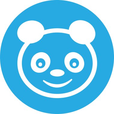 Panda icon Cartoon character cute design