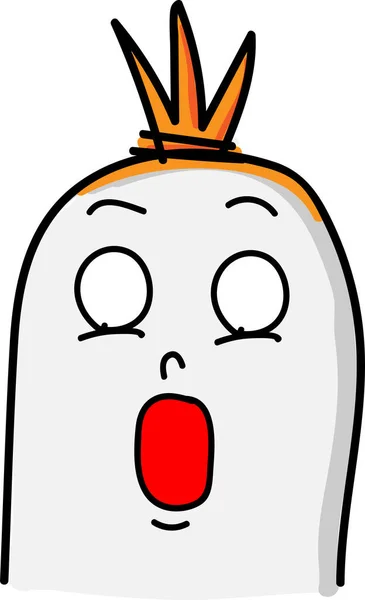 Cute Sausage Character Cartoon Emotion Design — Stock Vector