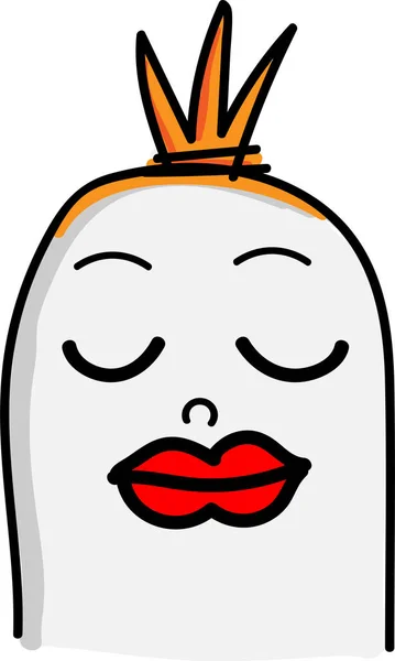 Engraçado Salsicha Personagem Desenho Animado Emoção Design —  Vetores de Stock