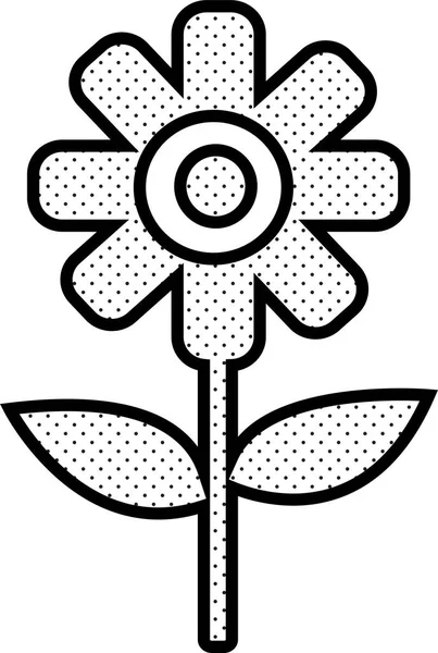 Λουλούδι Εικονίδιο Χλωρίδα Σύμβολο Σχεδιασμό — Διανυσματικό Αρχείο