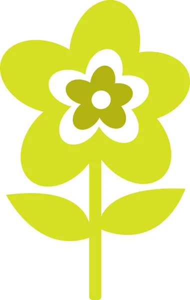 Flor Icono Flora Signo Símbolo Diseño — Vector de stock