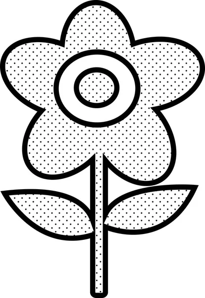 Λουλούδι Εικονίδιο Χλωρίδα Σύμβολο Σχεδιασμό — Διανυσματικό Αρχείο