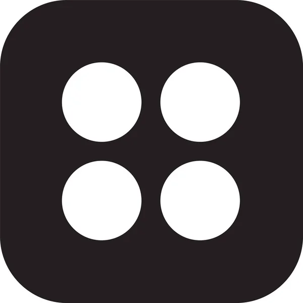 App Menü Symbol Zeichen Design — Stockvektor