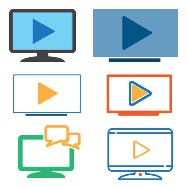 TV show icon sign symbol design