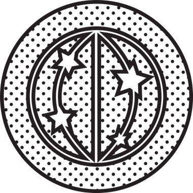 Küresel simge dünya işaret sembolü tasarımı