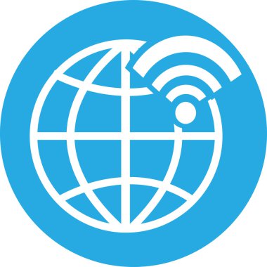 Küresel simge dünya işaret sembolü tasarımı