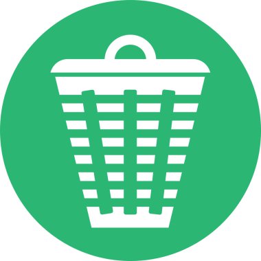 Çöp kutusu simgesi sembol tasarımı