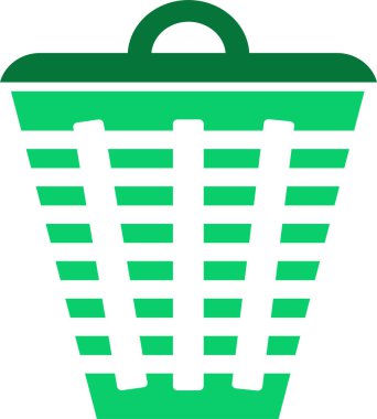 Çöp kutusu simgesi sembol tasarımı