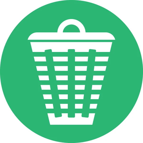Lixo Pode Ícone Sinal Símbolo Design —  Vetores de Stock