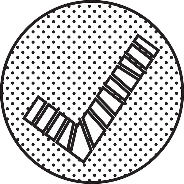 Marca Verificación Icono Signo Símbolo Diseño — Vector de stock