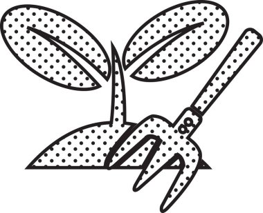 Bitki simgesi sembol tasarımı