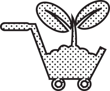 Bitki simgesi sembol tasarımı