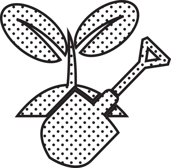 Symboldesign Für Pflanzen — Stockvektor