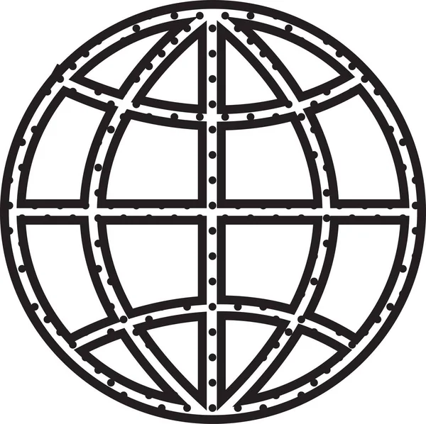 Symboldesign Für Globus Symbole — Stockvektor