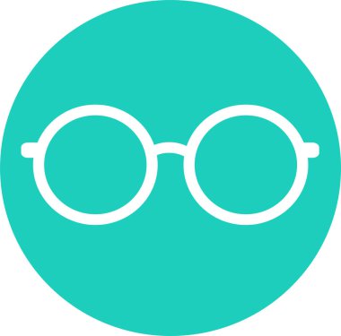 Gözlük simgesi sembol tasarımı