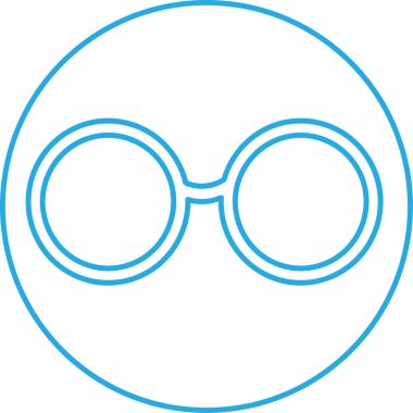 Gözlük simgesi sembol tasarımı