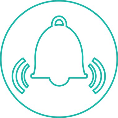 Çan simgesi simgesi tasarımı