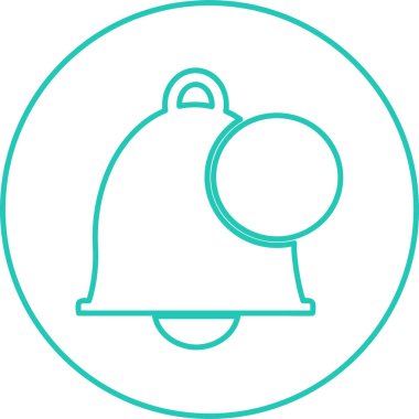 Çan simgesi simgesi tasarımı