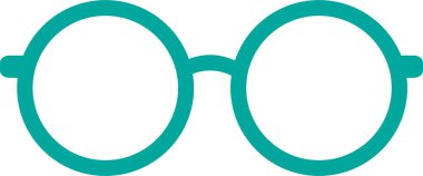 Gözlük simgesi sembol tasarımı