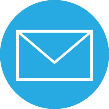 E- posta ve posta simgesi sembol tasarımı