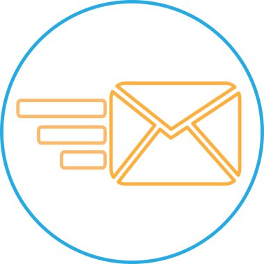 E- posta ve posta simgesi sembol tasarımı