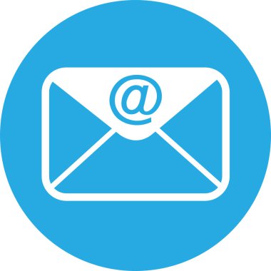 E- posta ve posta simgesi sembol tasarımı