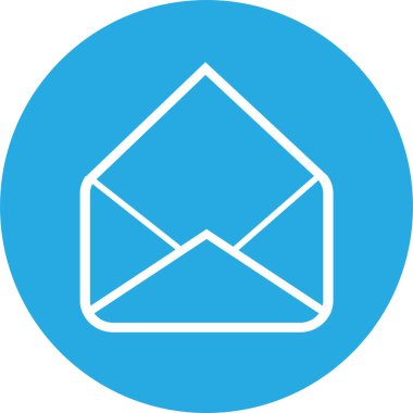 E- posta ve posta simgesi sembol tasarımı