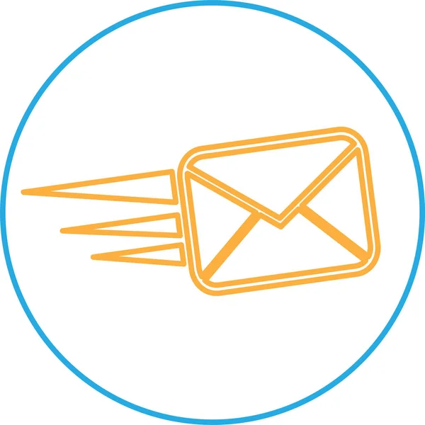 メールとメールのアイコン記号のデザイン — ストックベクタ
