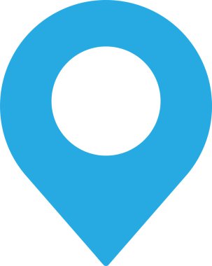 konum pin simgesi sembol tasarımı