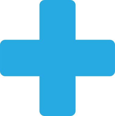 Düğme Artı simge simgesi tasarımı