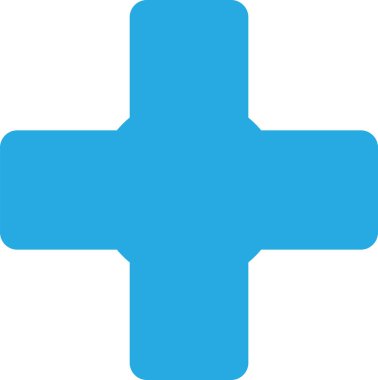 Düğme Artı simge simgesi tasarımı