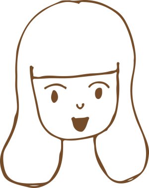 İnsanlar çizgi film simgesi tasarımı ile karşı karşıya