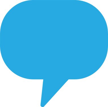 Konuşma baloncukları simge sembolü tasarımı