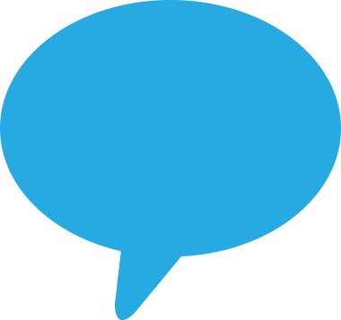 Konuşma baloncukları simge sembolü tasarımı