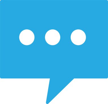 Konuşma baloncukları simge sembolü tasarımı