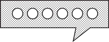 Konuşma baloncukları simge sembolü tasarımı