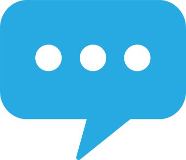 Konuşma baloncukları simge sembolü tasarımı