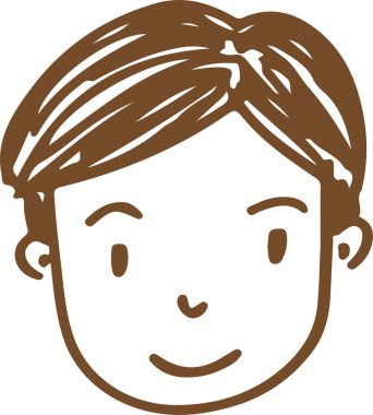 İnsanlar çizgi film simgesi tasarımı ile karşı karşıya