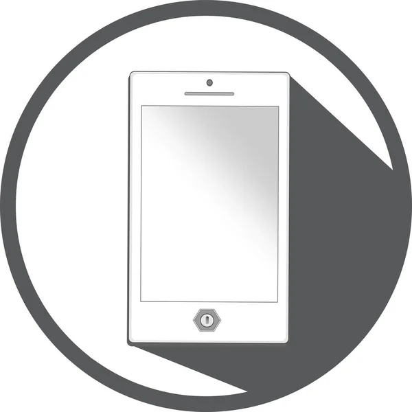 Návrh Symbolů Ikon Smartphone — Stockový vektor