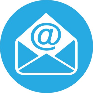 E- posta ve posta simgesi sembol tasarımı