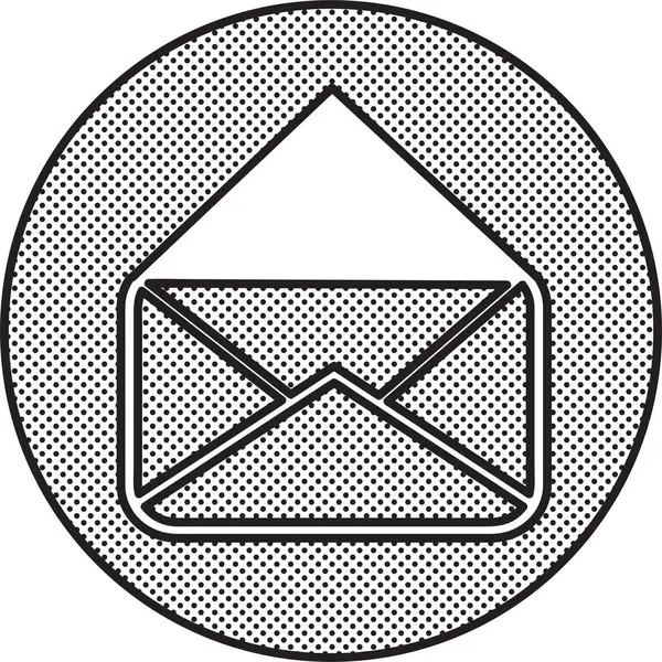 Návrh Symbolů Symbolů Mailové Poštovní Ikony — Stockový vektor
