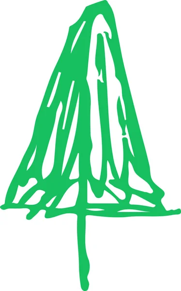 Деревья Рисунком Значка Листьев — стоковый вектор